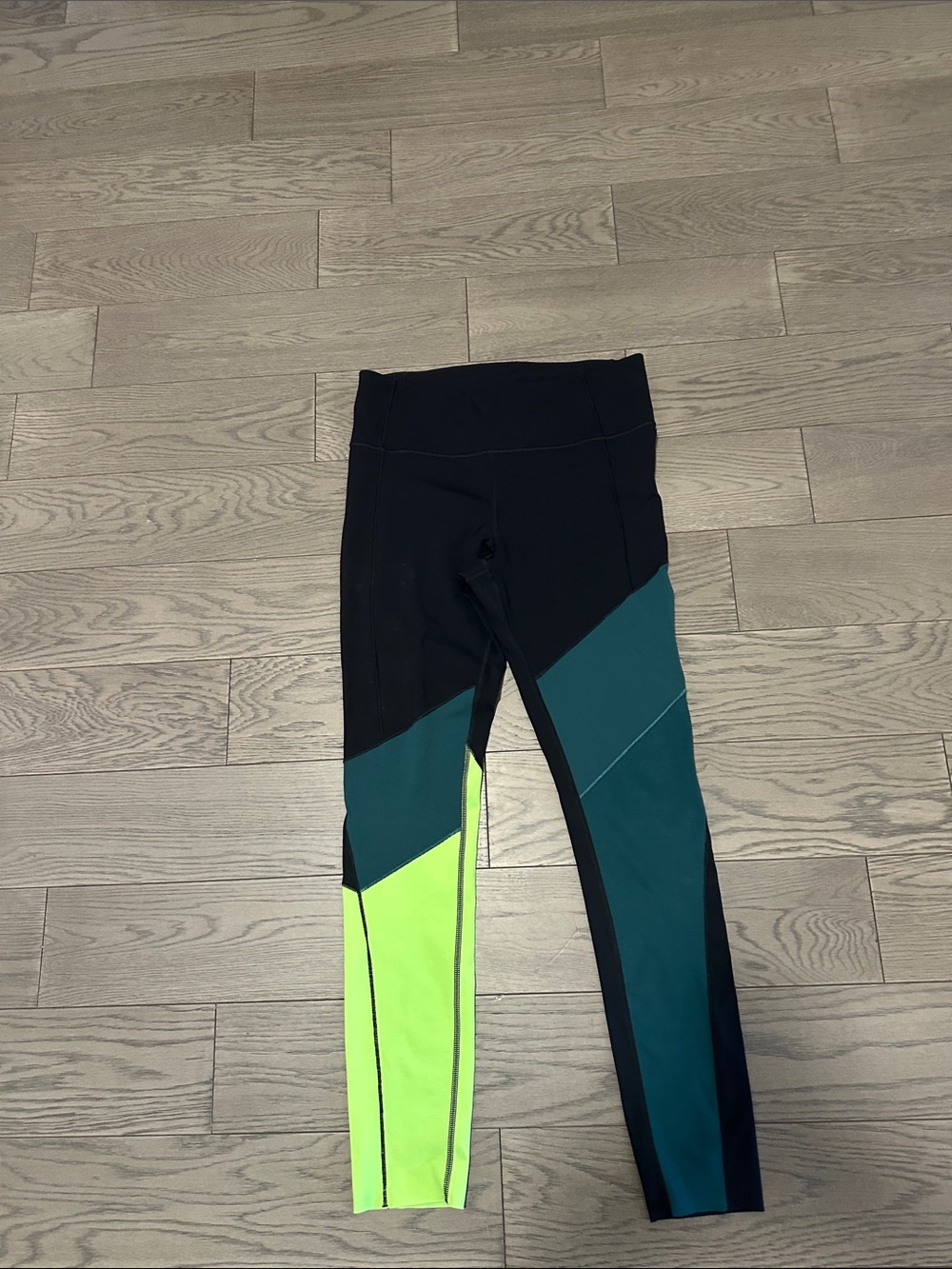 LG Black Performance Leggings with White Logo